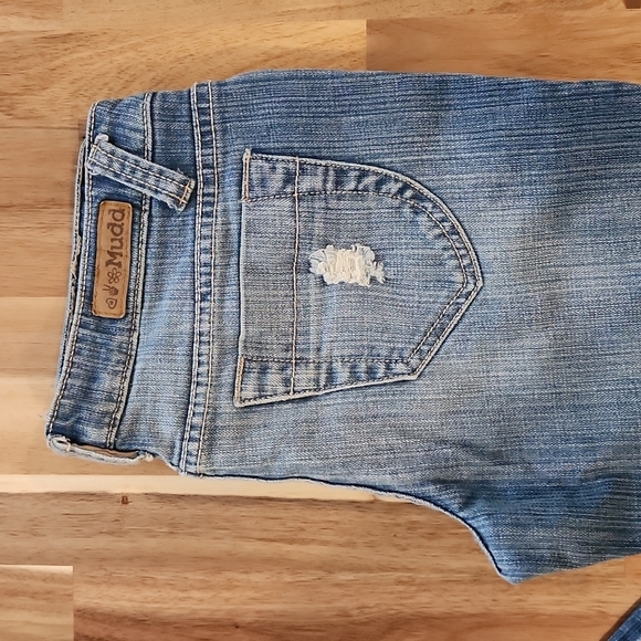 Mudd Light Wash Distressed Skinny Jeans - Womens/Juniors Size 7 - Picture 2 of 8